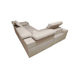 Milano II Mix corner sofa with sleeping and relax function, Plecionka, Verita 09