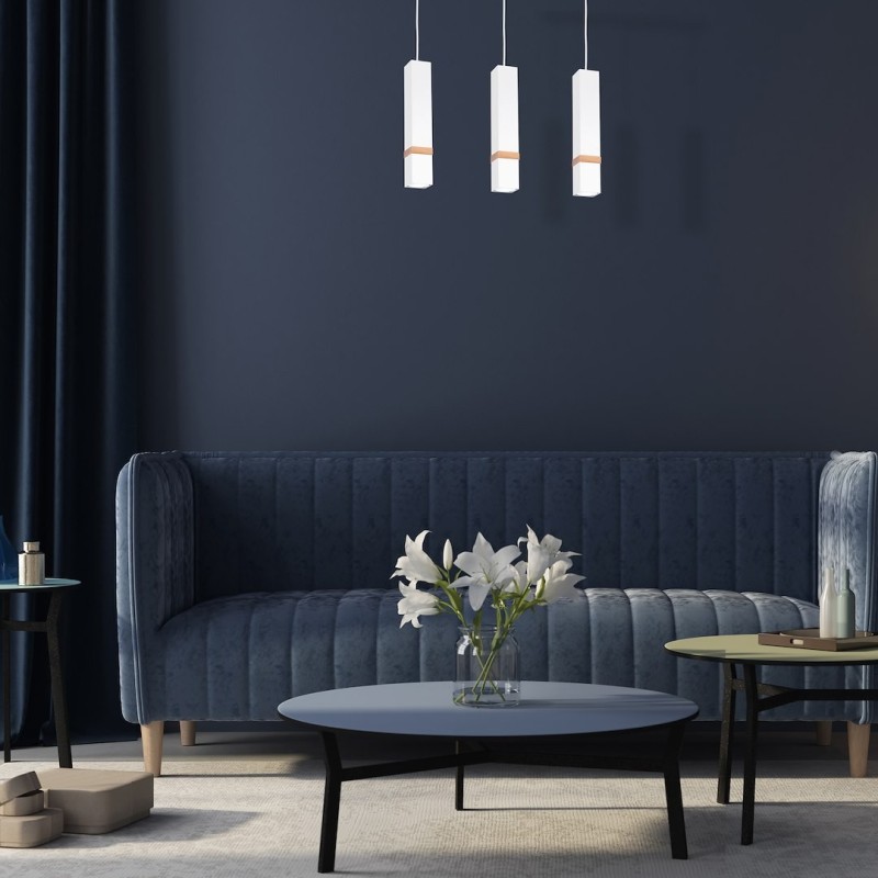 Lampa wisząca Vidar Biały 3xGU10