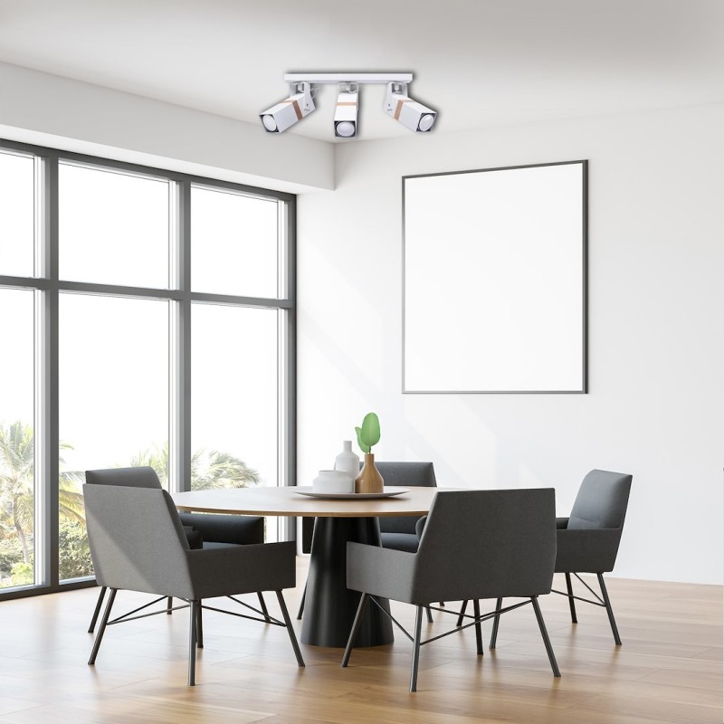 Vidar Ceiling Lamp 3xGU10 White