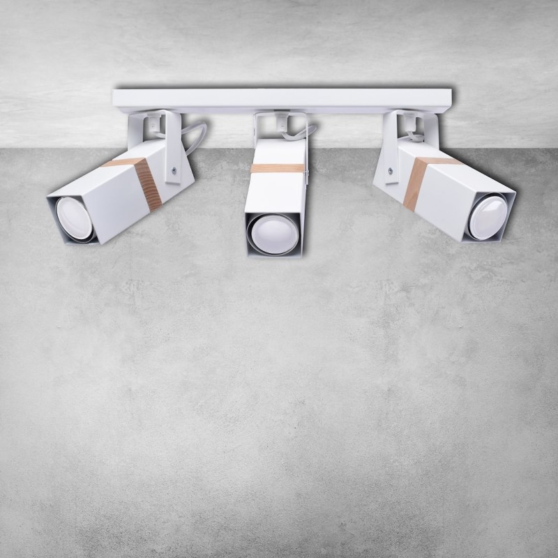 Lampa sufitowa Vidar 3xGU10 Biały