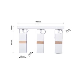 Vidar Ceiling Lamp 3xGU10 White
