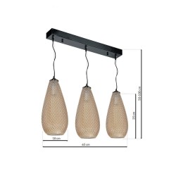 PETRA hanging lamp 3xE27 PETRA hanging lamp 3xE27