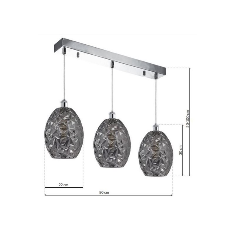 BELIZE Hanging Lamp 3xE27 BELIZE Hanging Lamp 3xE27