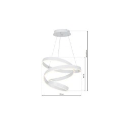 Підвісна лампа ANDROMEDA WHITE 100W LED Підвісна лампа ANDROMEDA WHITE 100W LED