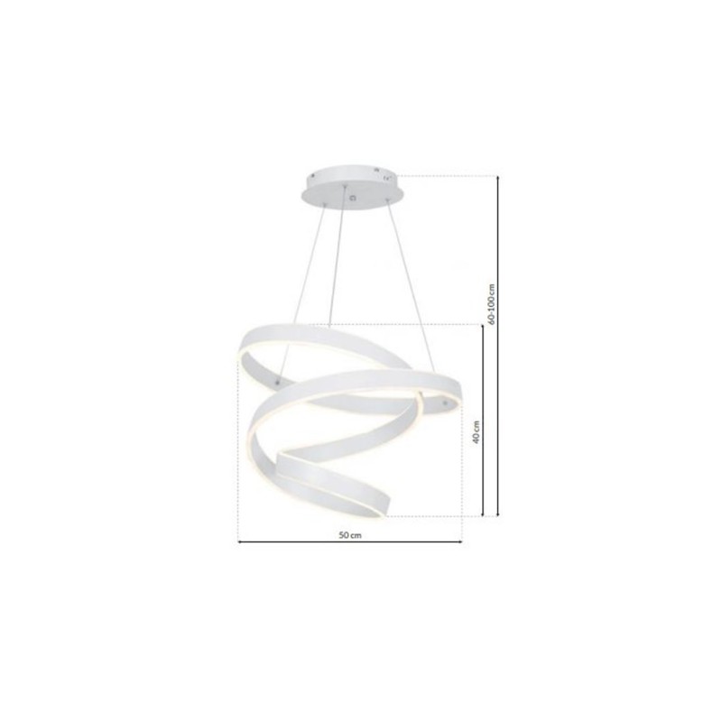 Підвісна лампа ANDROMEDA WHITE 100W LED Підвісна лампа ANDROMEDA WHITE 100W LED