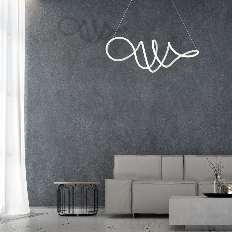 Lampa wisząca Loca Biały 56W LED Lampa wisząca Loca Biały 56W LED