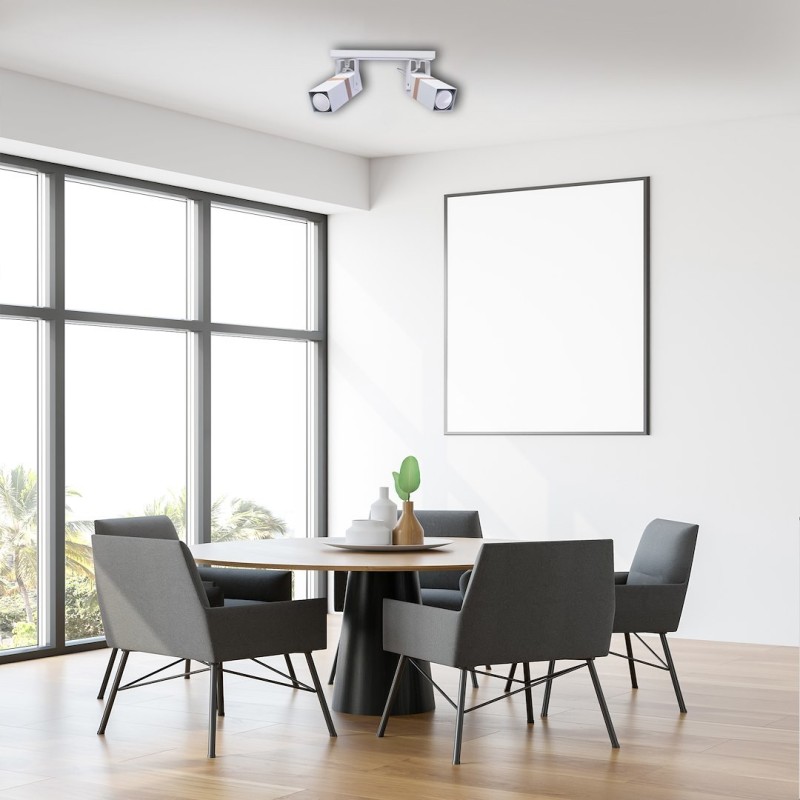 Lampa sufitowa Vidar 2xGU10 Biały