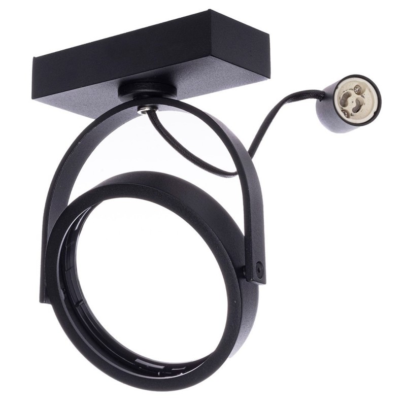 Surface-mounted Lugar Black Fixture 1xAR111 GU10 Surface-mounted Lugar Black Fixture 1xAR111 GU10