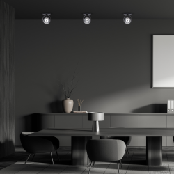 Surface-mounted Lugar Black Fixture 1xAR111 GU10 Surface-mounted Lugar Black Fixture 1xAR111 GU10