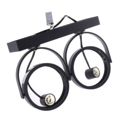 Lugar Black Surface Mounted Fixture 2xAR111 GU10 Lugar Black Surface Mounted Fixture 2xAR111 GU10