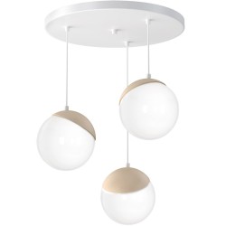 Hängelampe SFERA WOOD 3xE14 Hängelampe SFERA WOOD 3xE14