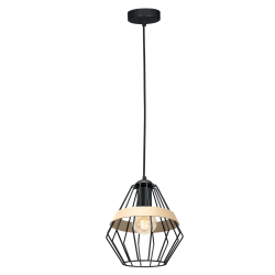 Lámpara colgante CLIFF BLACK 1xE27 Lámpara colgante CLIFF BLACK 1xE27