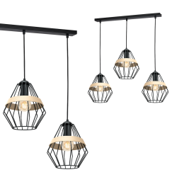 CLIFF BLACK Pendant Lamp 3xE27