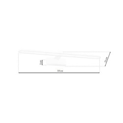 Wall Lamp Splash 60cm 12W LED White Wall Lamp Splash 60cm 12W LED White