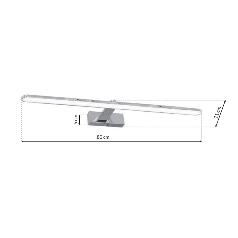 SPLASH CHROME Wall Light 80cm 16W LED SPLASH CHROME Wall Light 80cm 16W LED