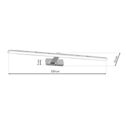 Kinkiet SPLASH CHROME 100cm 21W LED Kinkiet SPLASH CHROME 100cm 21W LED