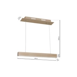Lámpara Colgante TIMBER 12W LED Lámpara Colgante TIMBER 12W LED