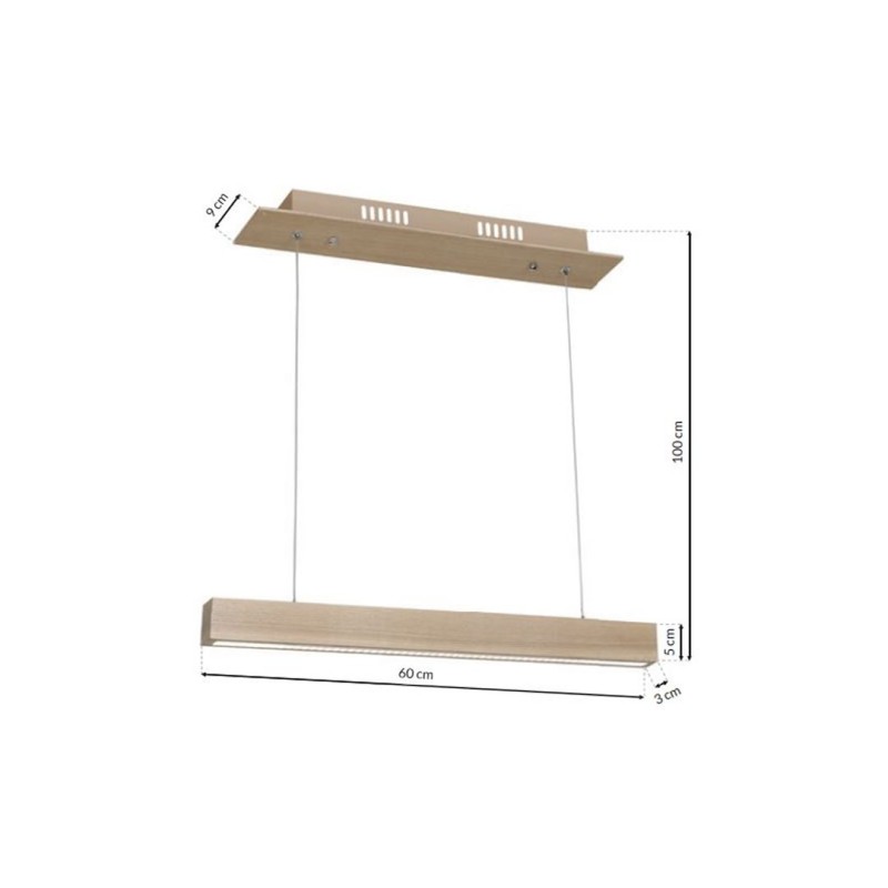 Lámpara Colgante TIMBER 12W LED Lámpara Colgante TIMBER 12W LED