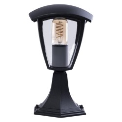 Lampa ogrodowa stojąca FOX BLACK 1xE27 Mała Lampa ogrodowa stojąca FOX BLACK 1xE27 Mała