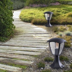 Standing garden lamp FOX BLACK 1xE27 Small Standing garden lamp FOX BLACK 1xE27 Small