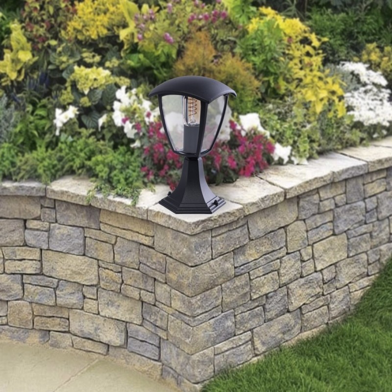 Standing garden lamp FOX BLACK 1xE27 Small Standing garden lamp FOX BLACK 1xE27 Small