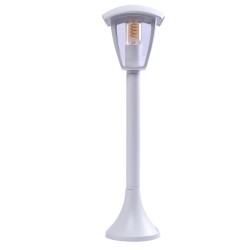 Stehlampe für den Garten Fox 1xE27 Groß Weiß