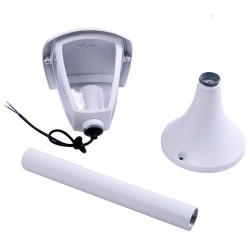 Large White Standing Garden Lamp Fox 1xE27 Large White Standing Garden Lamp Fox 1xE27