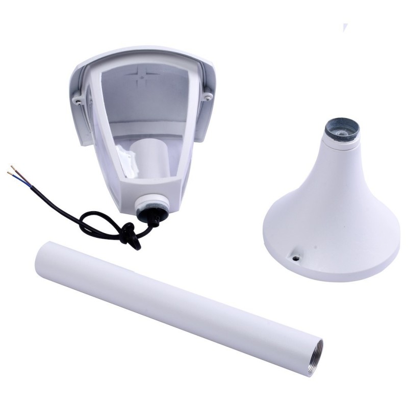 Large White Standing Garden Lamp Fox 1xE27 Large White Standing Garden Lamp Fox 1xE27