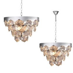 Kronleuchter GRACE CHROME 6xE14