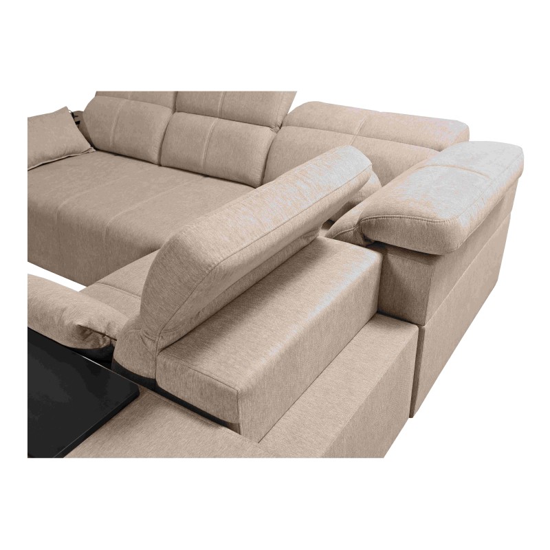 Milano II Ecksofa mit Schlaffunktion – Geflecht, Verita 54 Verita 09 Milano II Ecksofa mit Schlaffunktion – Geflecht, Verita 54 Verita 09