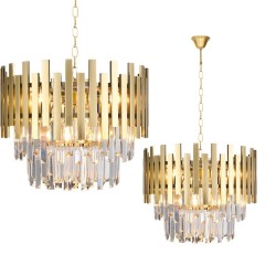 ASPEN GOLD Chandelier 6xE14