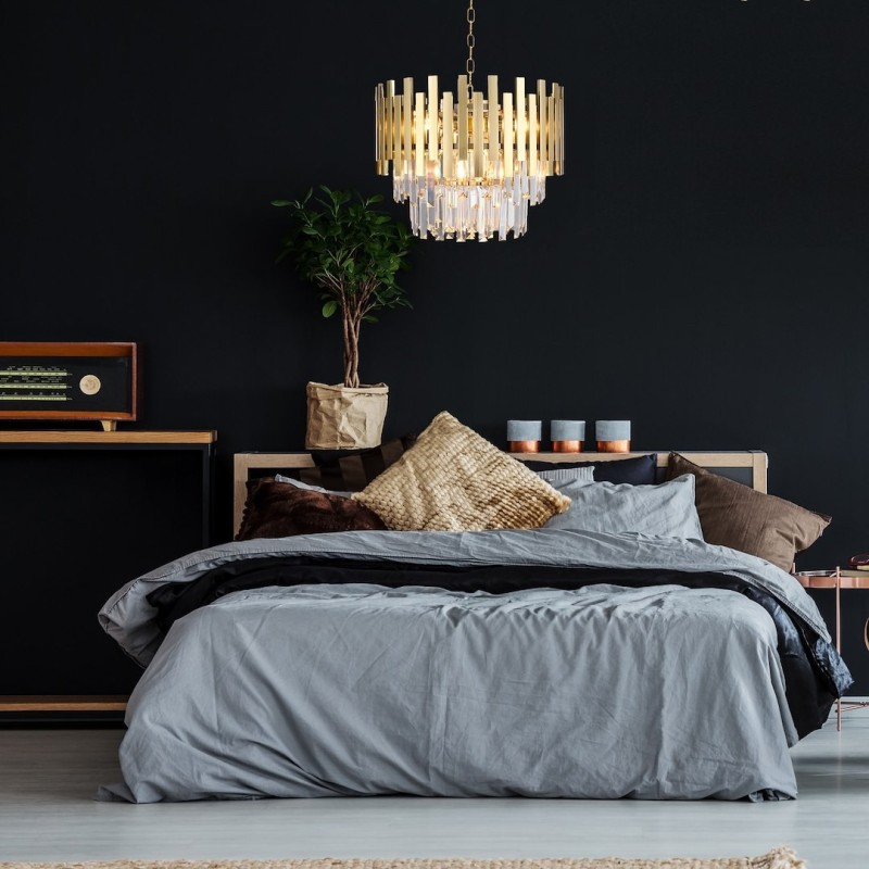 Żyrandol ASPEN GOLD 6xE14 Żyrandol ASPEN GOLD 6xE14