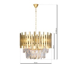 Żyrandol ASPEN GOLD 6xE14 Żyrandol ASPEN GOLD 6xE14