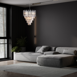 ASPEN II CHROME Chandelier 9xE14 ASPEN II CHROME Chandelier 9xE14