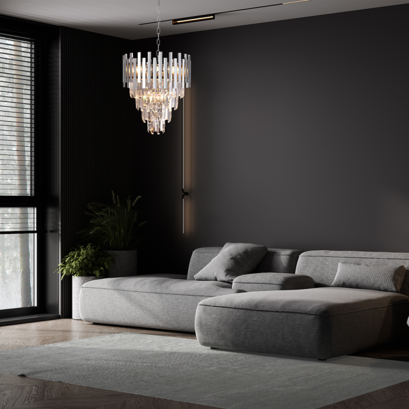 ASPEN II CHROME Chandelier 9xE14 ASPEN II CHROME Chandelier 9xE14