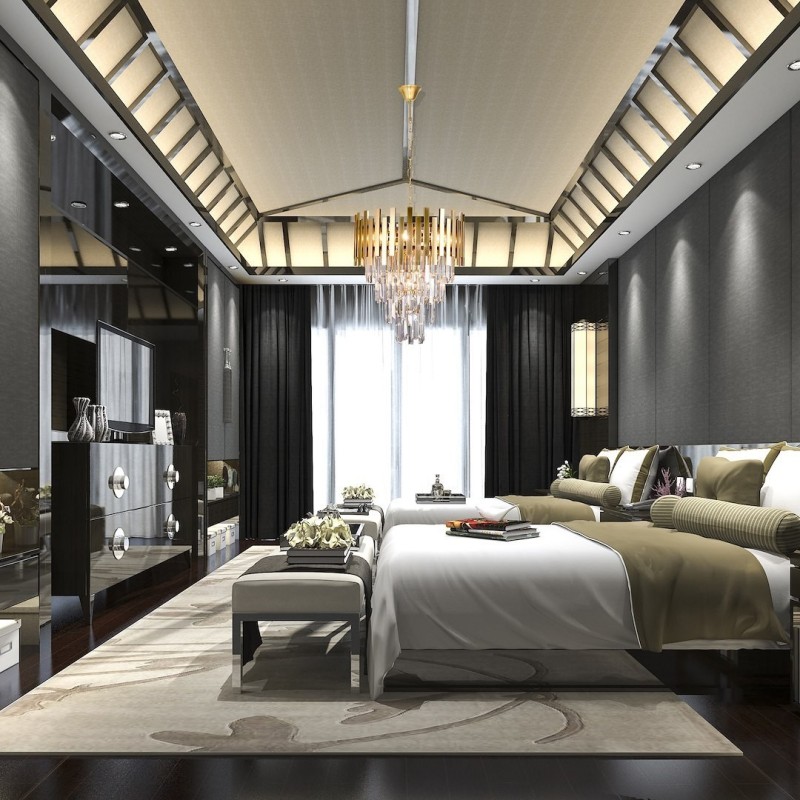 ASPEN II GOLD Chandelier 9xE14 ASPEN II GOLD Chandelier 9xE14