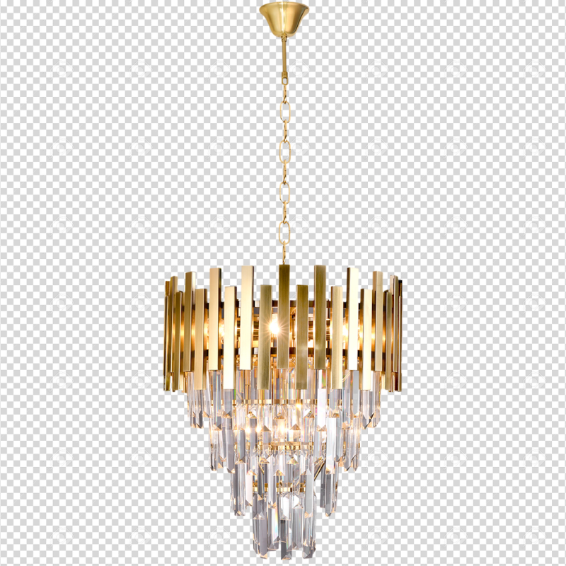 Żyrandol ASPEN II GOLD 9xE14 Żyrandol ASPEN II GOLD 9xE14