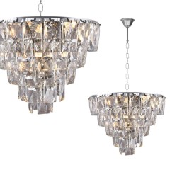Candelabro CHELSEA CROMO 6xE14