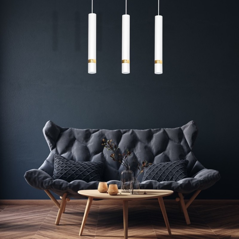 Joker Hanging Lamp 3xGU10 White/Gold