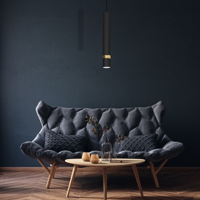 JOKER BLACK/GOLD Pendant Lamp 1xGU10