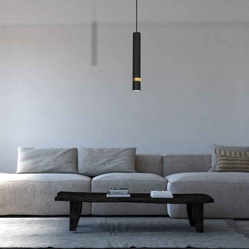 JOKER BLACK/GOLD Pendant Lamp 1xGU10