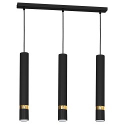JOKER BLACK/GOLD Pendant Lamp 3xGU10