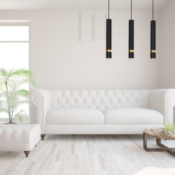 JOKER BLACK/GOLD Pendant Lamp 3xGU10