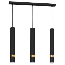 JOKER BLACK/GOLD Pendant Lamp 3xGU10