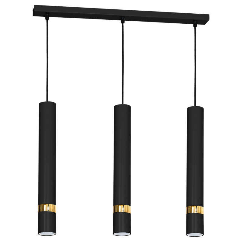 JOKER BLACK/GOLD Pendant Lamp 3xGU10