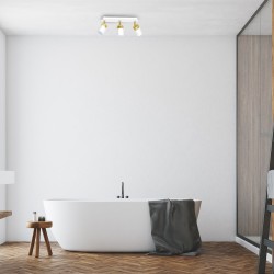 Lampa sufitowa Joker 3xGU10 Biały/Złoty