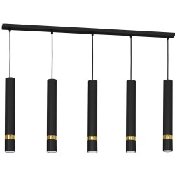 JOKER BLACK/GOLD Pendant Lamp 5xGU10