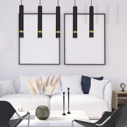JOKER BLACK/GOLD Pendant Lamp 5xGU10