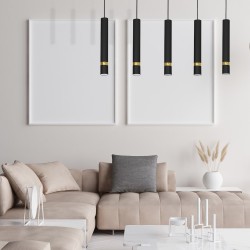 JOKER BLACK/GOLD Pendant Lamp 5xGU10