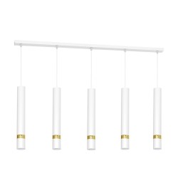 Pendant lamp Joker 5xGU10 White/Gold